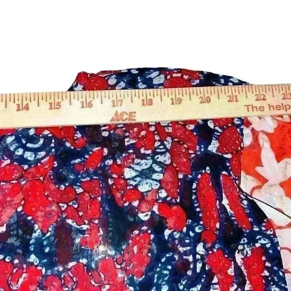 Michael Kors Sz S/M Sheer Tunic Top Boho Cruise Party - Picture 10 of 11